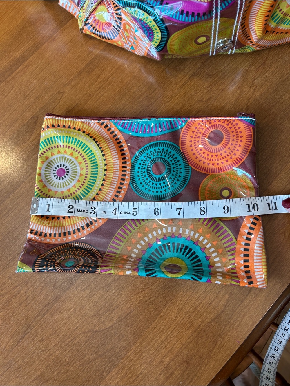 Kalemcom New Orleans Colorful Circle Print Diaper Bag with pouch - Multicolor - Picture 10 of 14